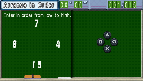 Mind Quiz screenshot 3 for PSP
